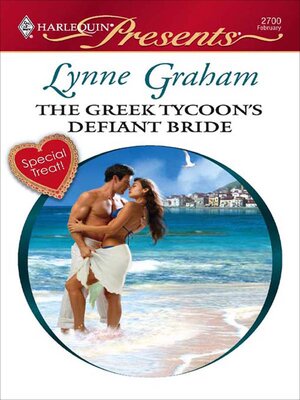 cover image of The Greek Tycoon's Defiant Bride